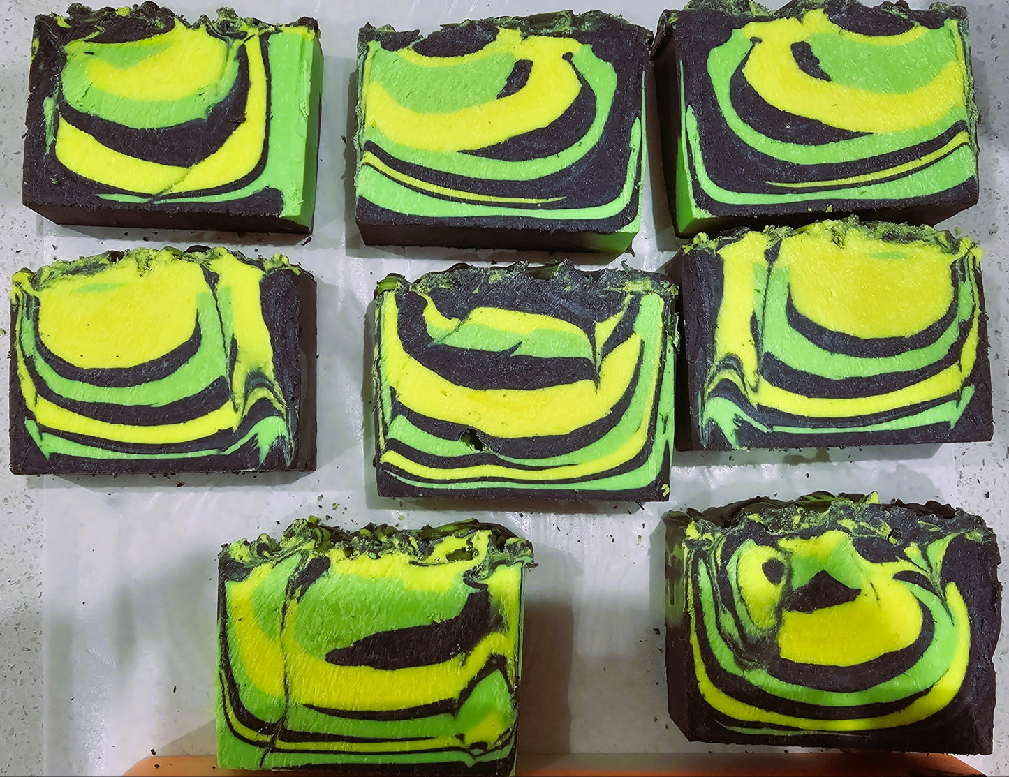 Neon Swirl Soap