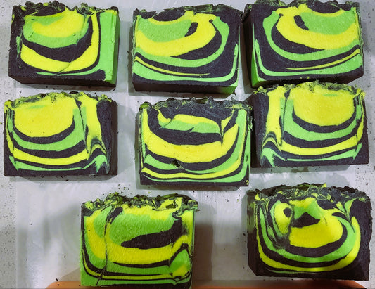 Neon Swirl Soap