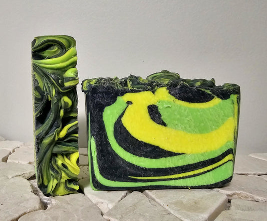 Neon Swirl Soap